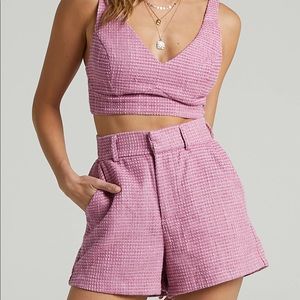 NWT Showpo tweed matching set